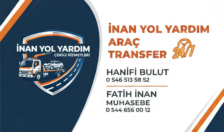 İnan Yol Yardım Kartvizit